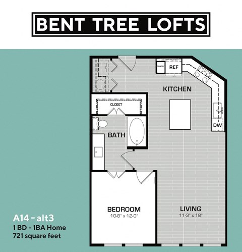 A14 Alt 3 Floorplan Bent Tree Lofts